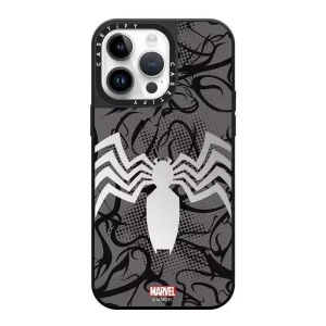 炫酷蜘蛛黑框銀鏡